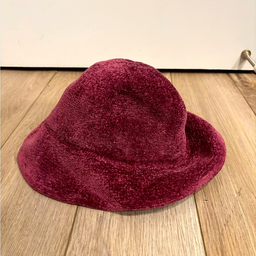 Purple bucket hat